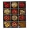 12ct. 4&#x22; Red &#x26; Gold Shatterproof Luxe Ornament Set